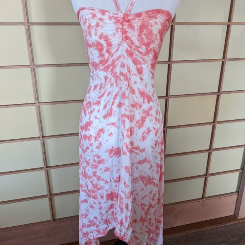 Aloha Royale Tie Dye Women Pink Maxi Dress, OS